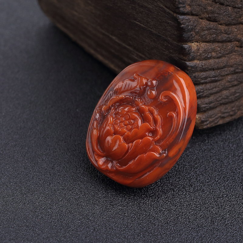 牡丹花吊坠-红掌柜