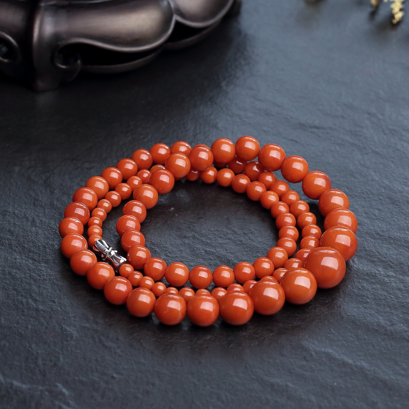 天然南红塔链-红掌柜