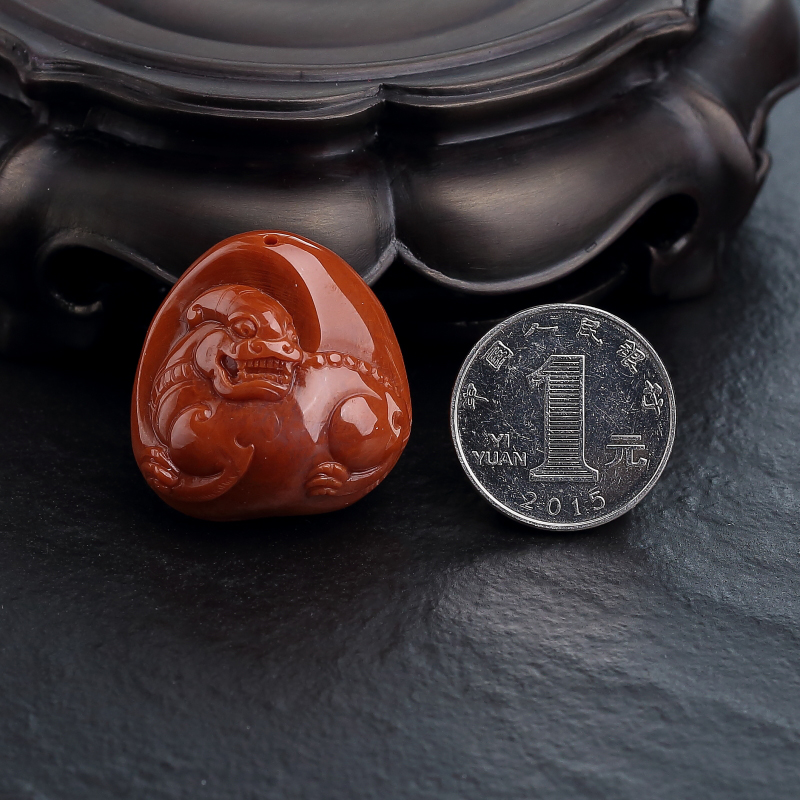 四川南红貔貅吊坠-红掌柜