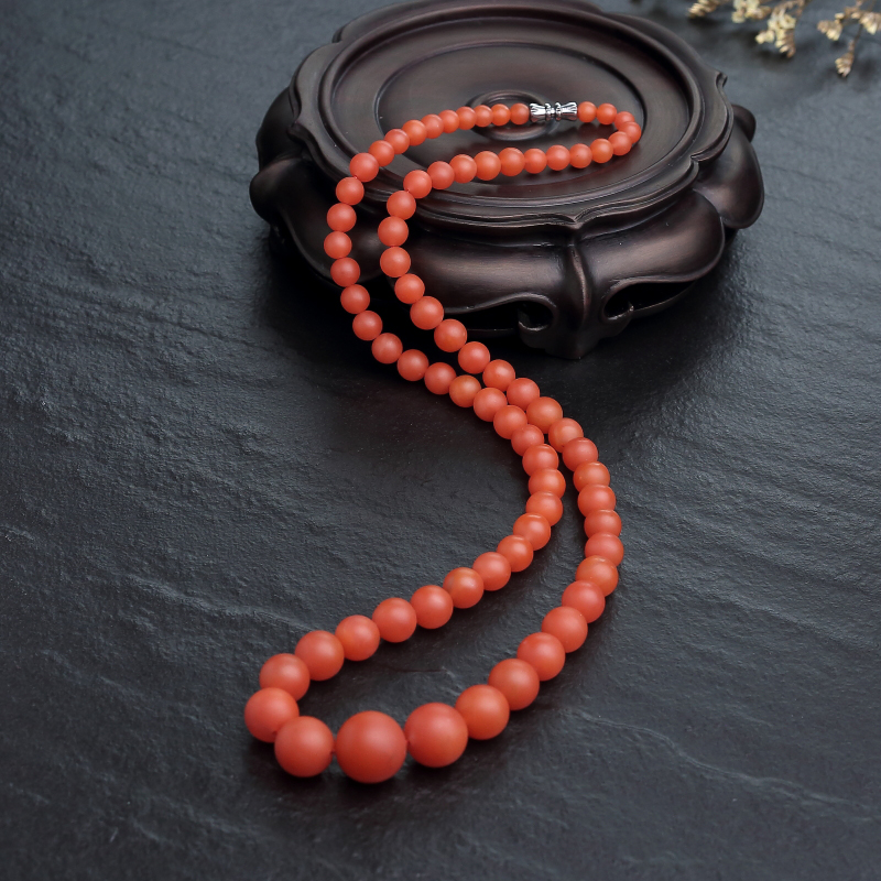 樱桃红南红塔链-红掌柜