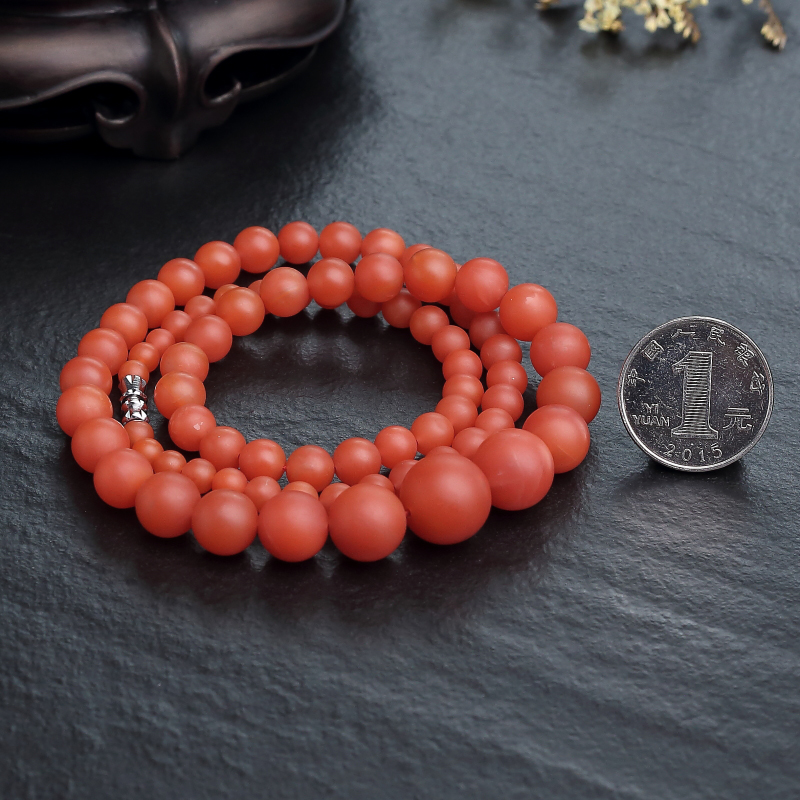 天然南红塔链-红掌柜