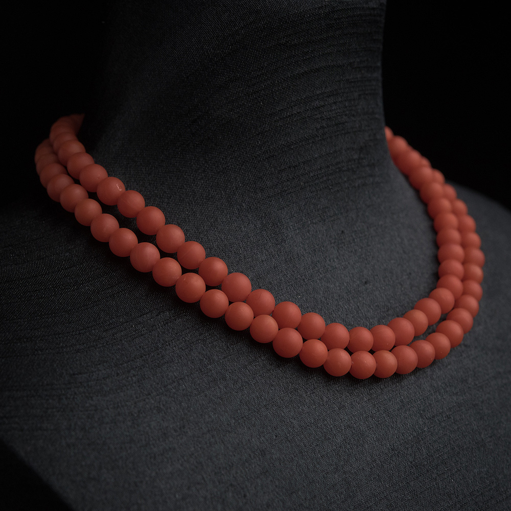 天然南红108佛珠-红掌柜