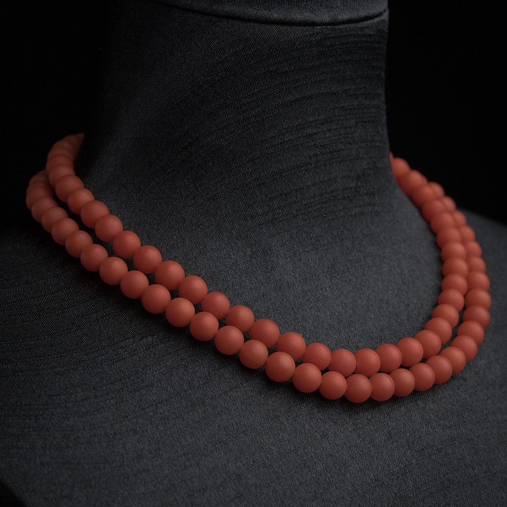 天然南红108佛珠-红掌柜