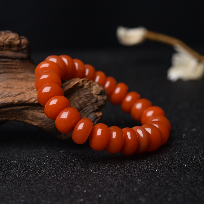 樱桃红南红手串-红掌柜