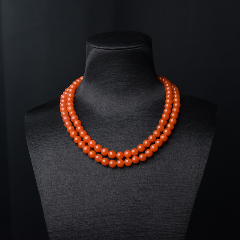 南红佛珠-红掌柜