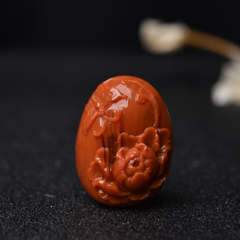 南红吊坠-红掌柜