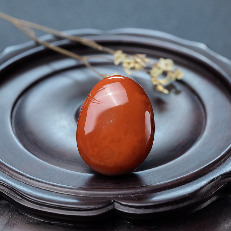 柿子红南红弥勒佛-红掌柜