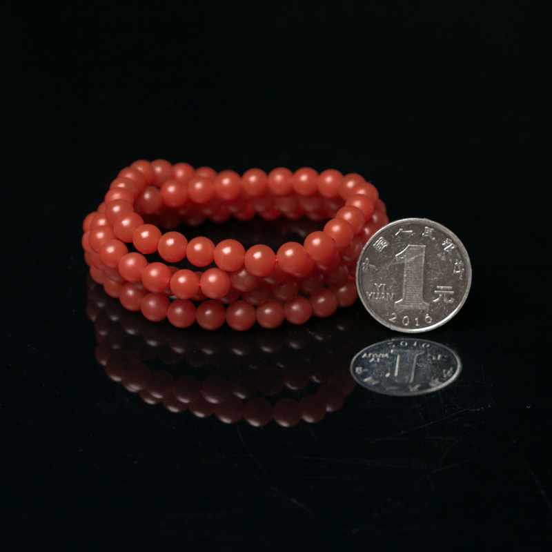 保山南红108佛珠-红掌柜