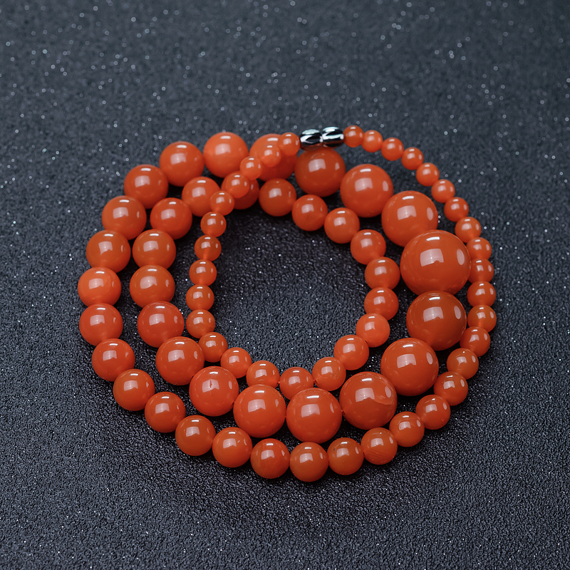 樱桃红南红塔链-红掌柜