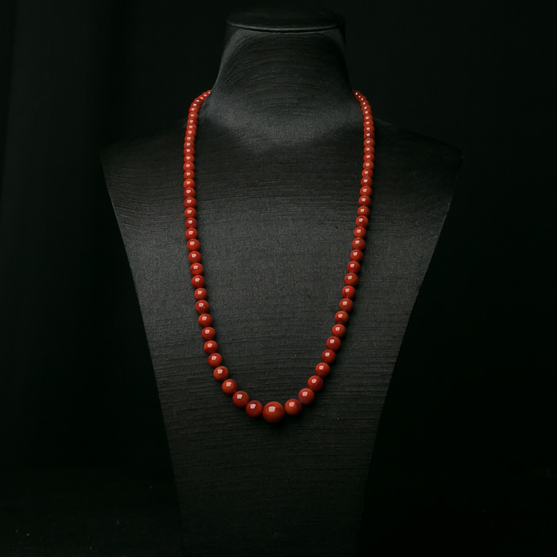 柿子红南红塔链-红掌柜