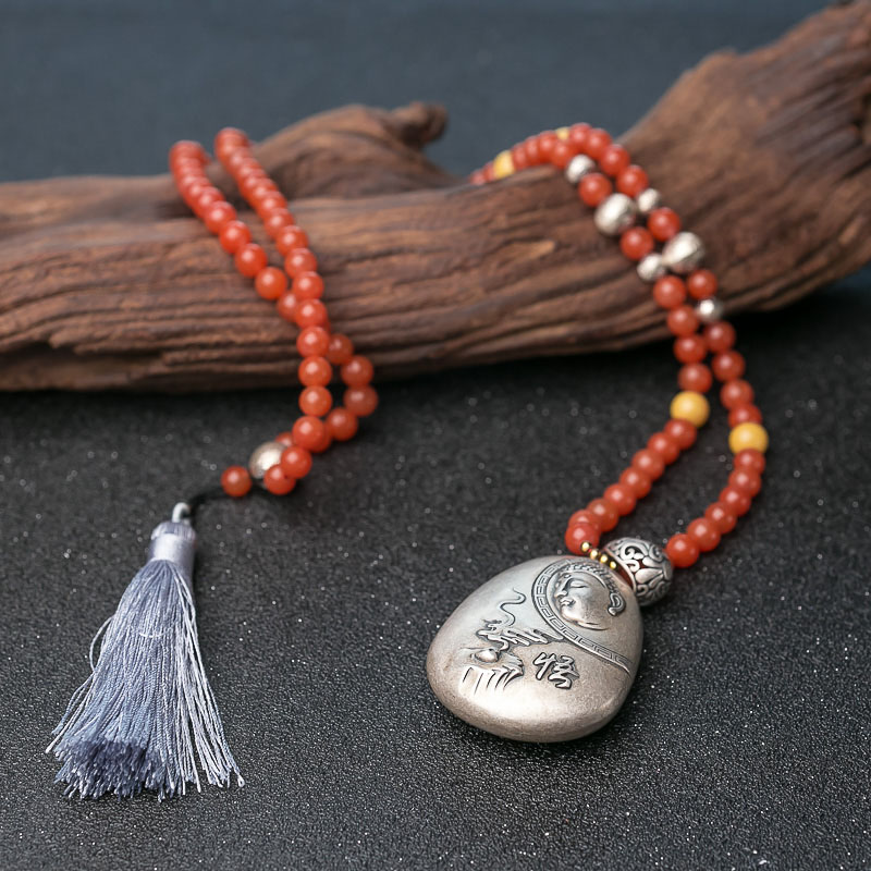 6.5mm南红项链-红掌柜