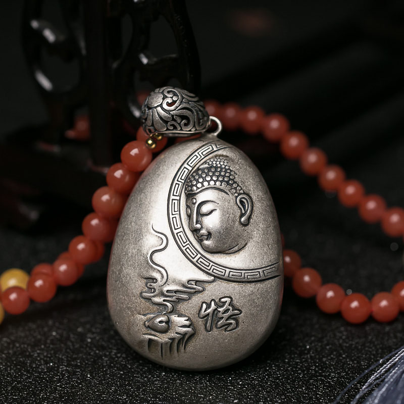 6.4mm樱桃红南红毛衣链-红掌柜