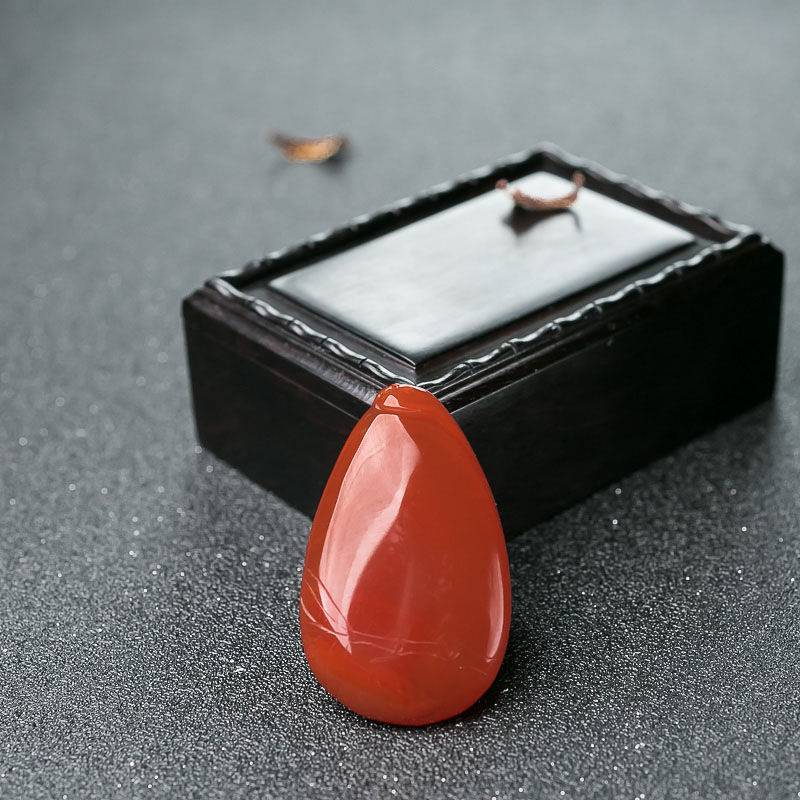 南红佛吊坠-红掌柜