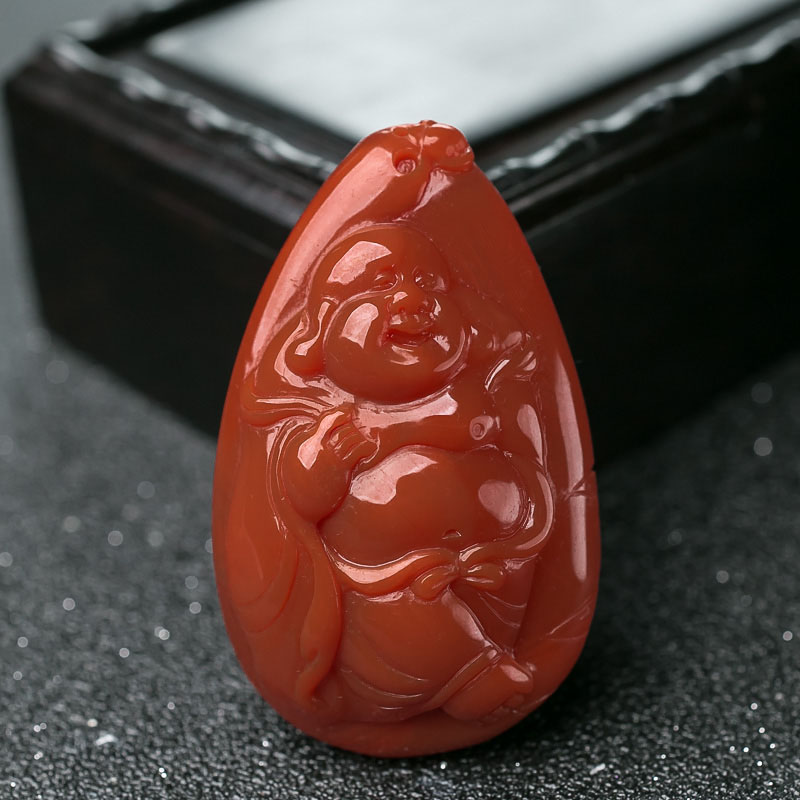 四川南红佛吊坠-红掌柜