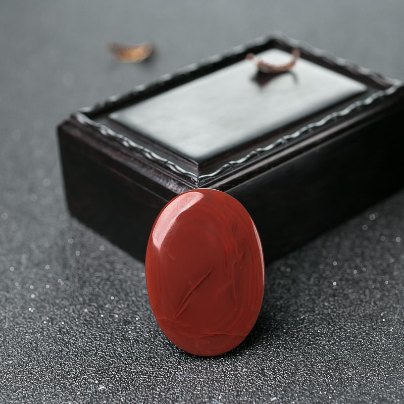 四川南红随形吊坠-红掌柜