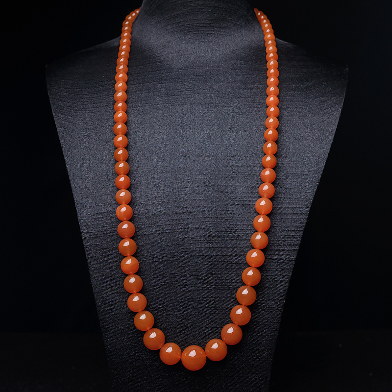 樱桃红南红塔链-红掌柜