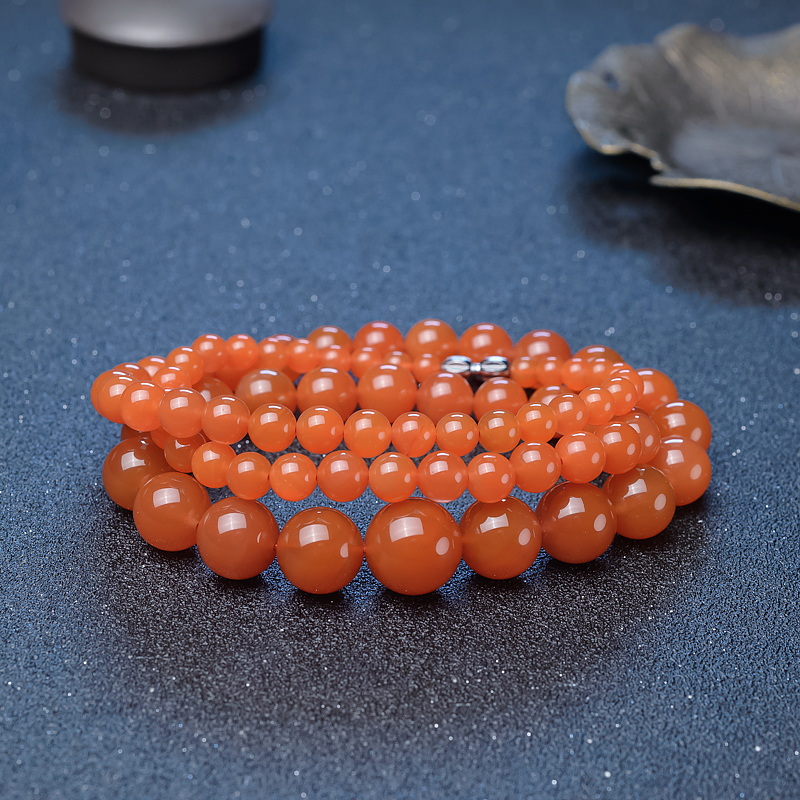 天然南红塔链-红掌柜