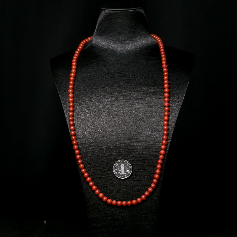 柿子红南红佛珠-红掌柜