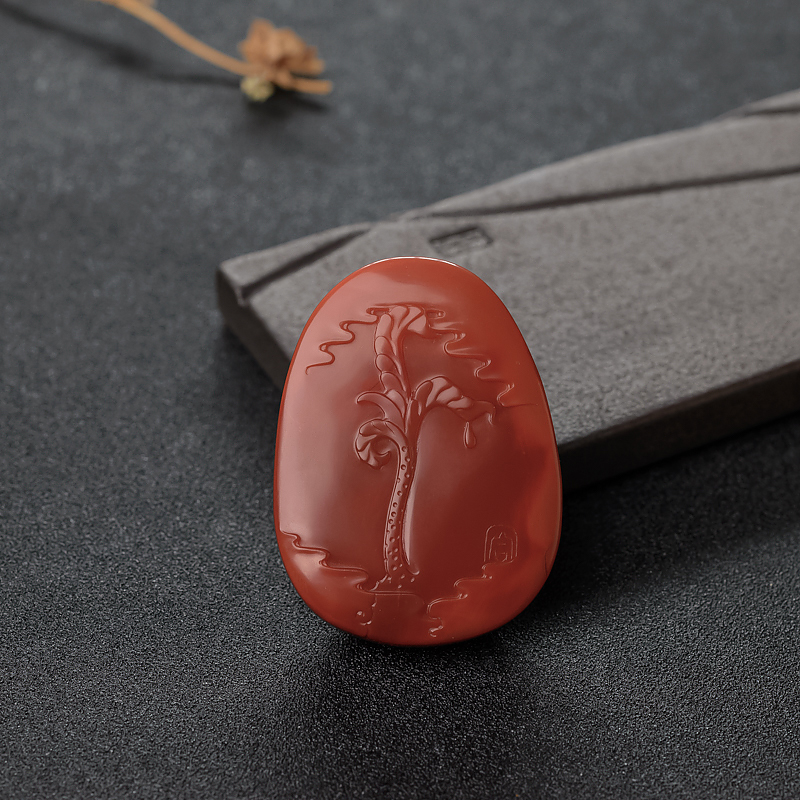 柿子红南红观音-红掌柜