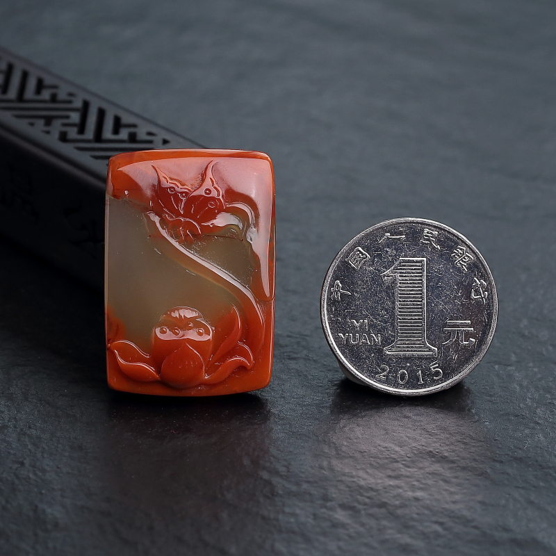 冻料南红吊坠-红掌柜