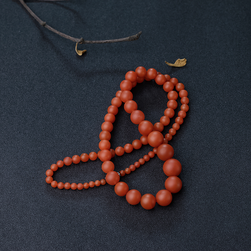 天然南红塔链-红掌柜