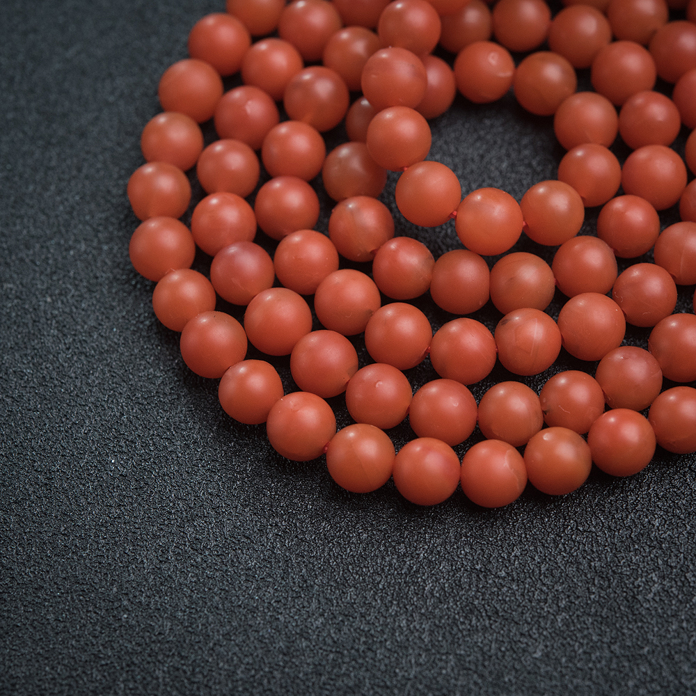 樱桃红南红珠链-红掌柜