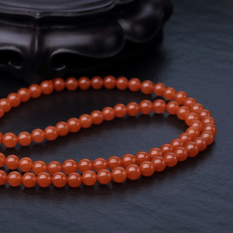 樱桃红南红珠链-红掌柜