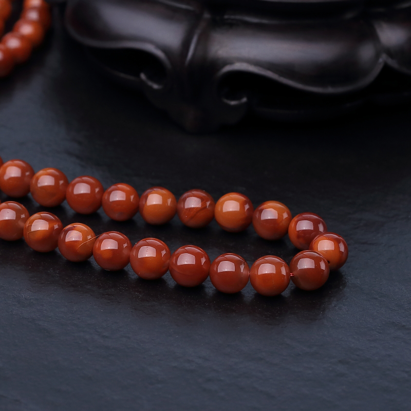 川料天然南红项链-红掌柜