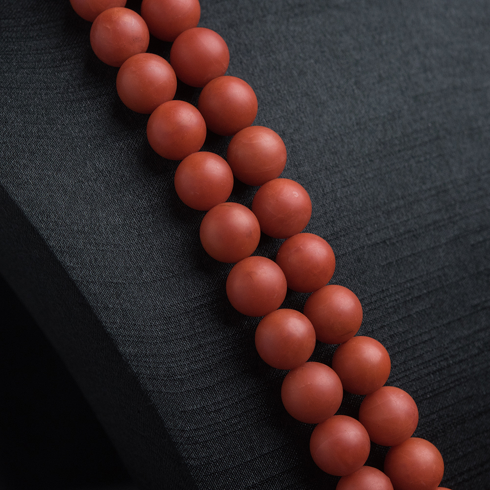 天然南红108佛珠-红掌柜