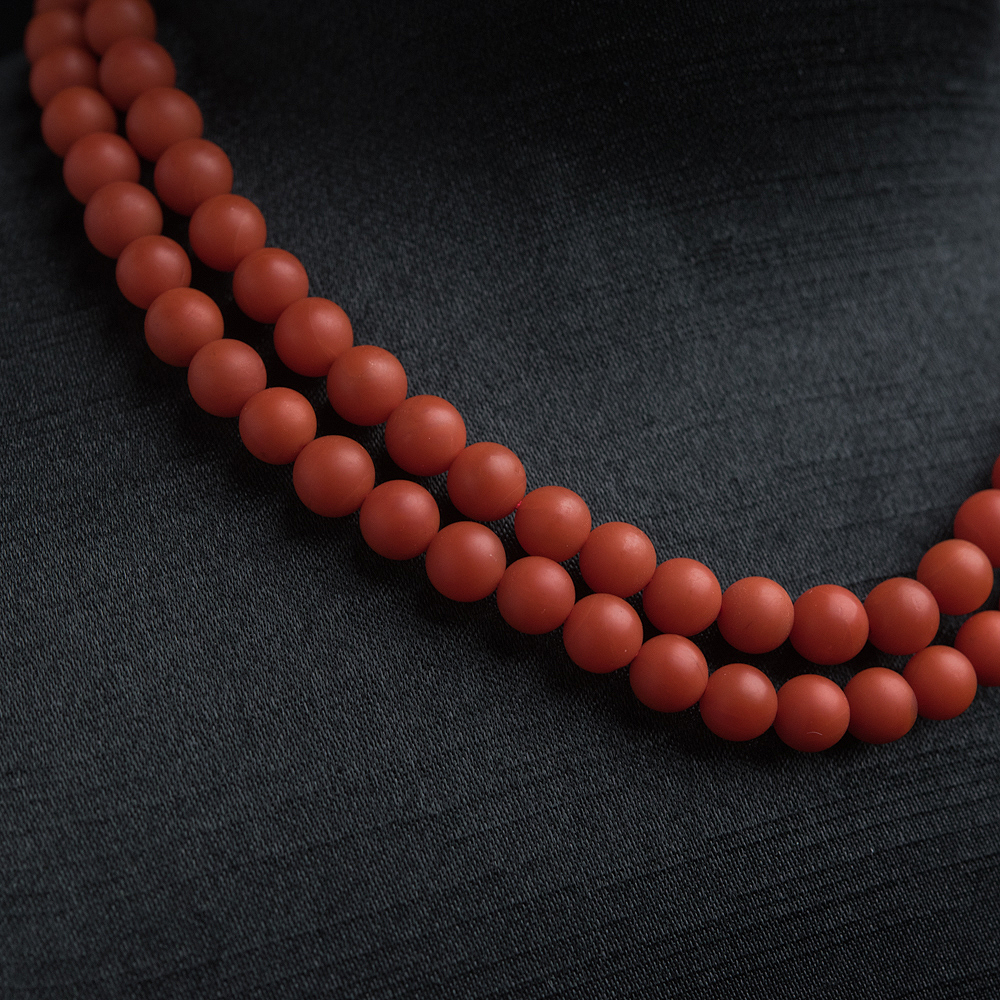 天然南红珠链－红掌柜