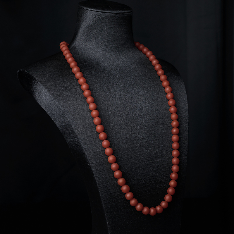 柿子红南红珠链-红掌柜