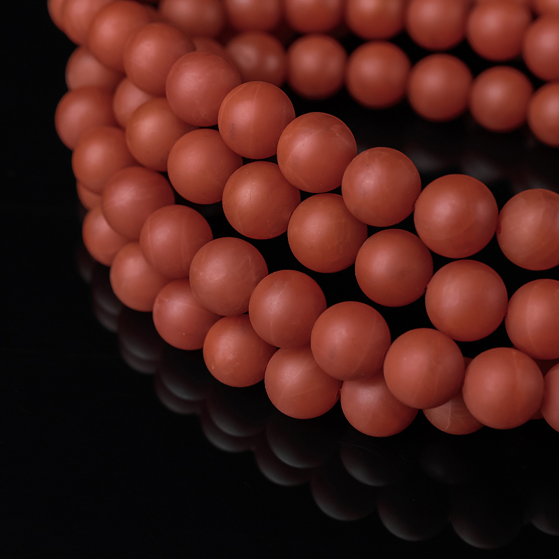 保山柿子红南红珠链-红掌柜