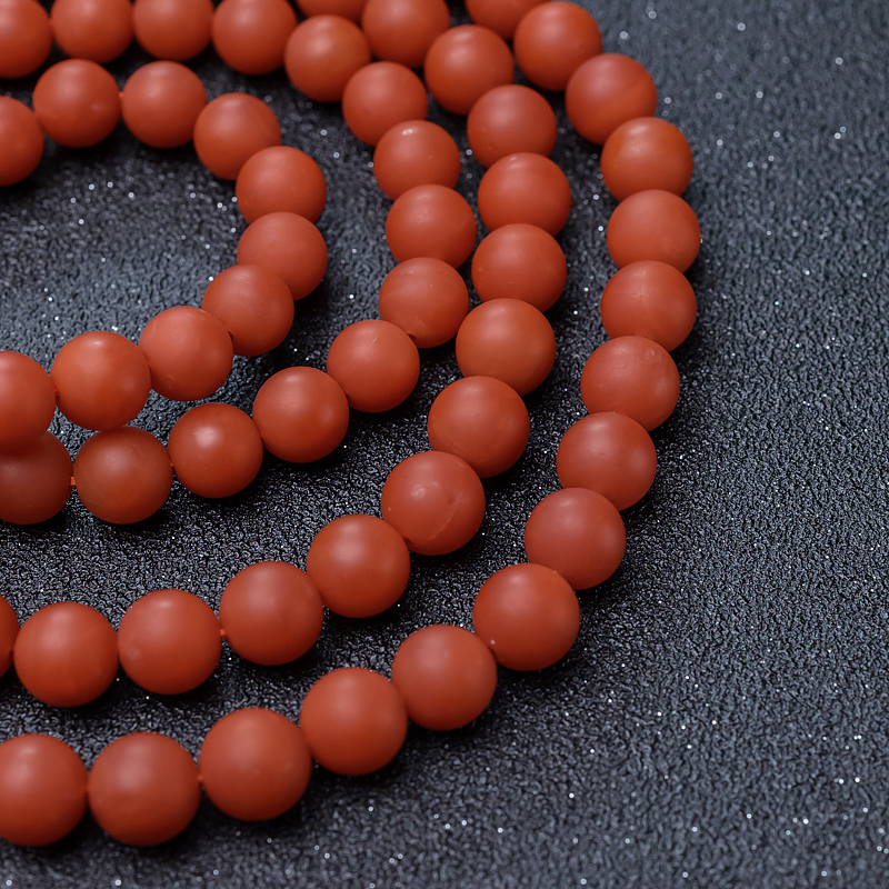 柿子红南红佛珠-红掌柜