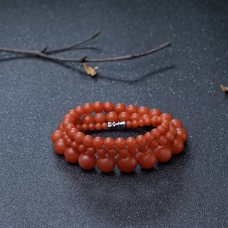 天然南红塔链-红掌柜