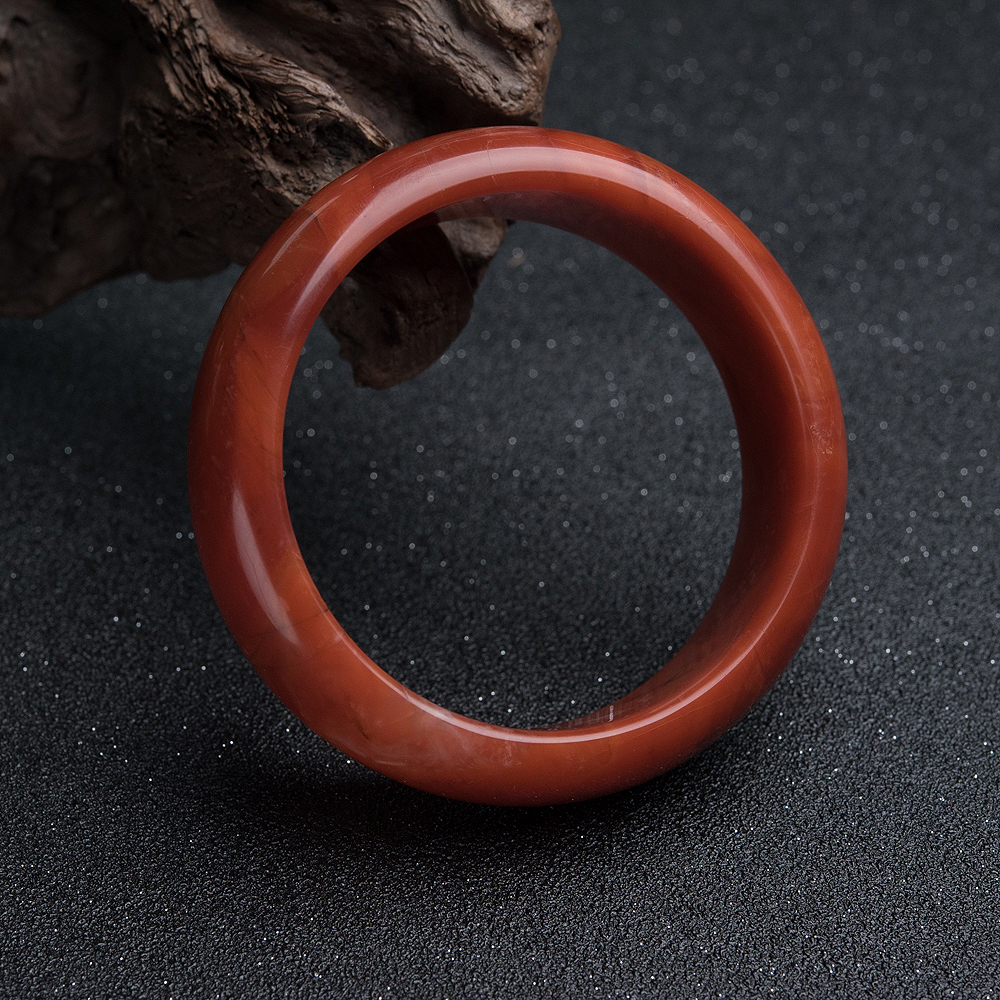 柿子红南红平安镯-红掌柜