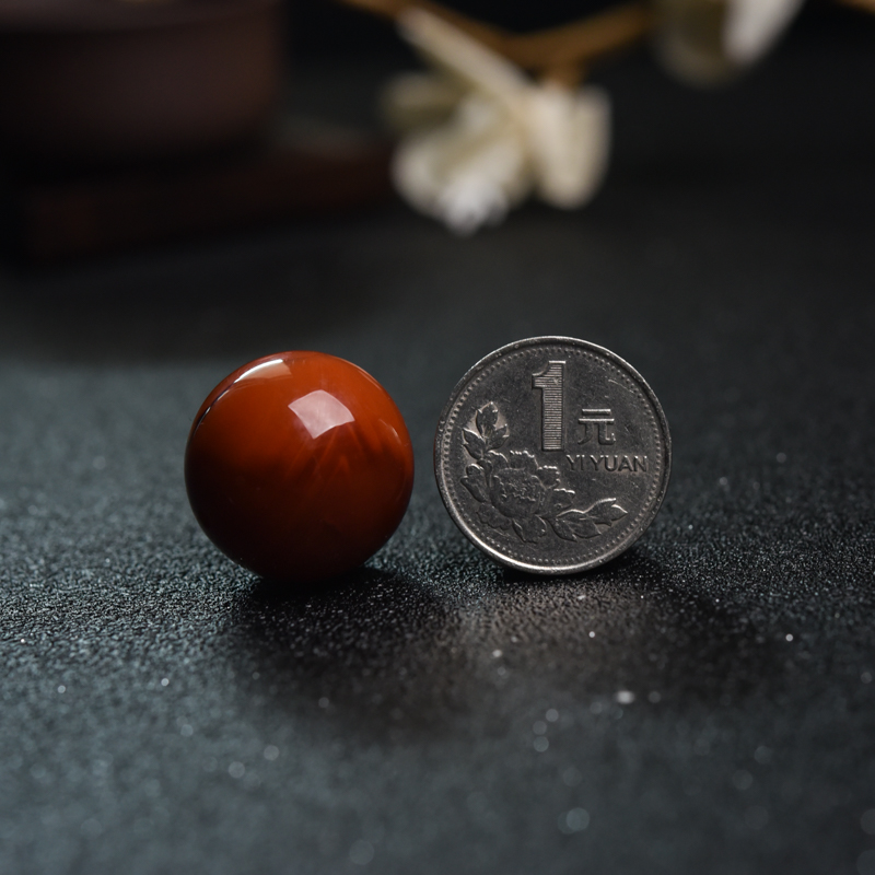 南红圆珠-红掌柜