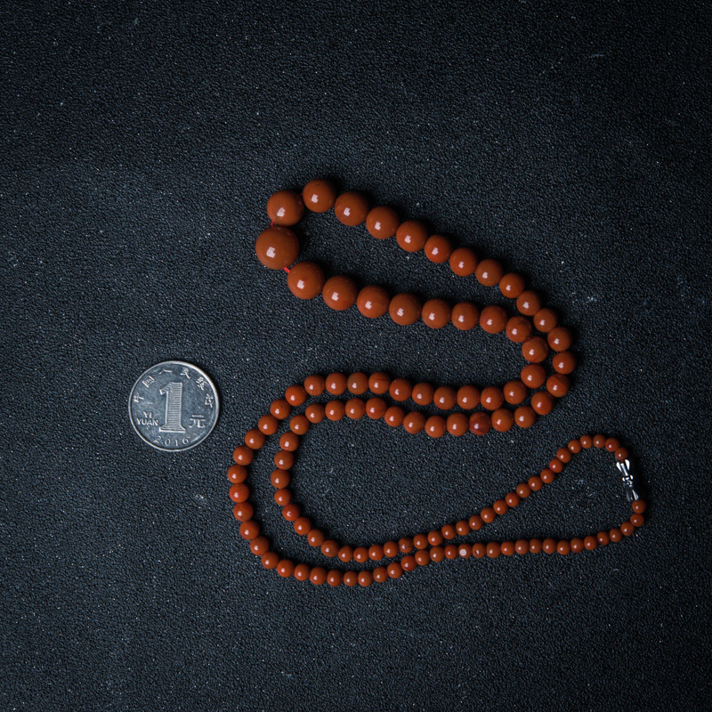 四川天然南红塔链-红掌柜