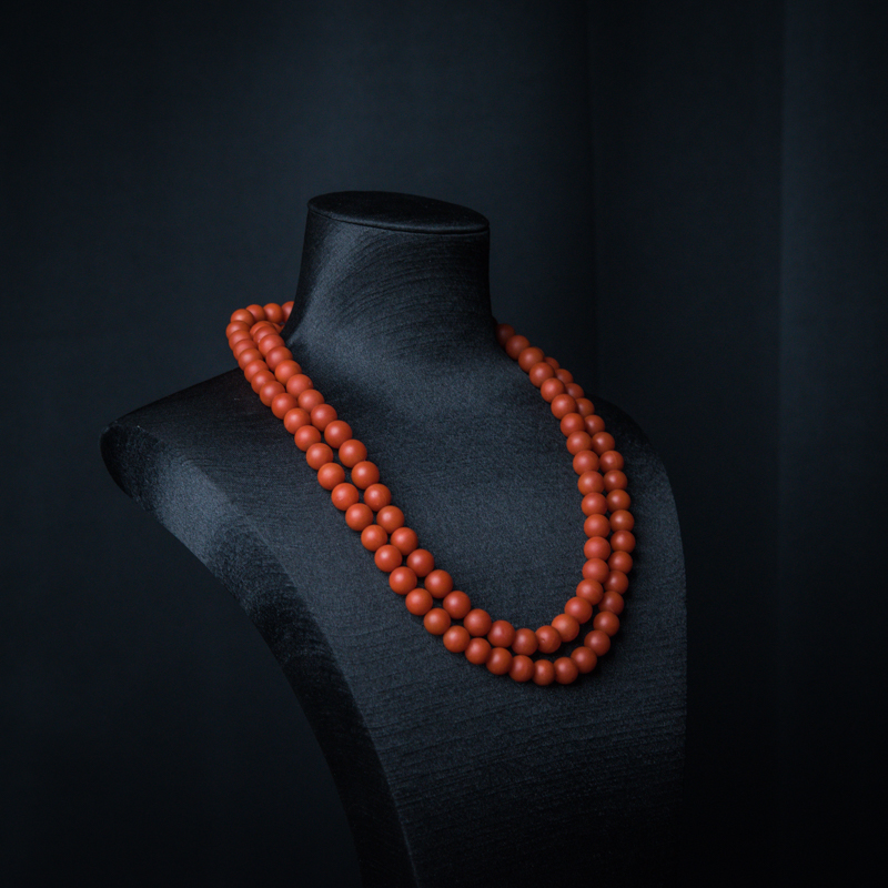 南红珠链-红掌柜