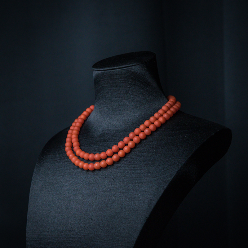 柿子红南红珠链-红掌柜