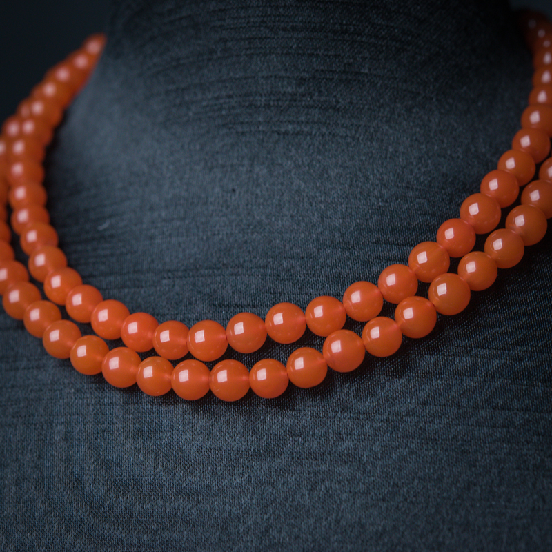 南红珠链-红掌柜