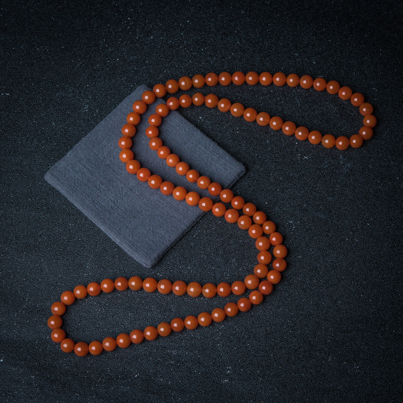 南红珠链-红掌柜