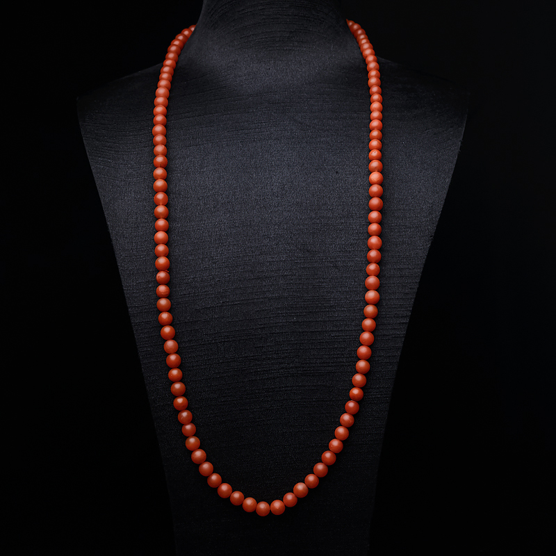 南红108佛珠-红掌柜