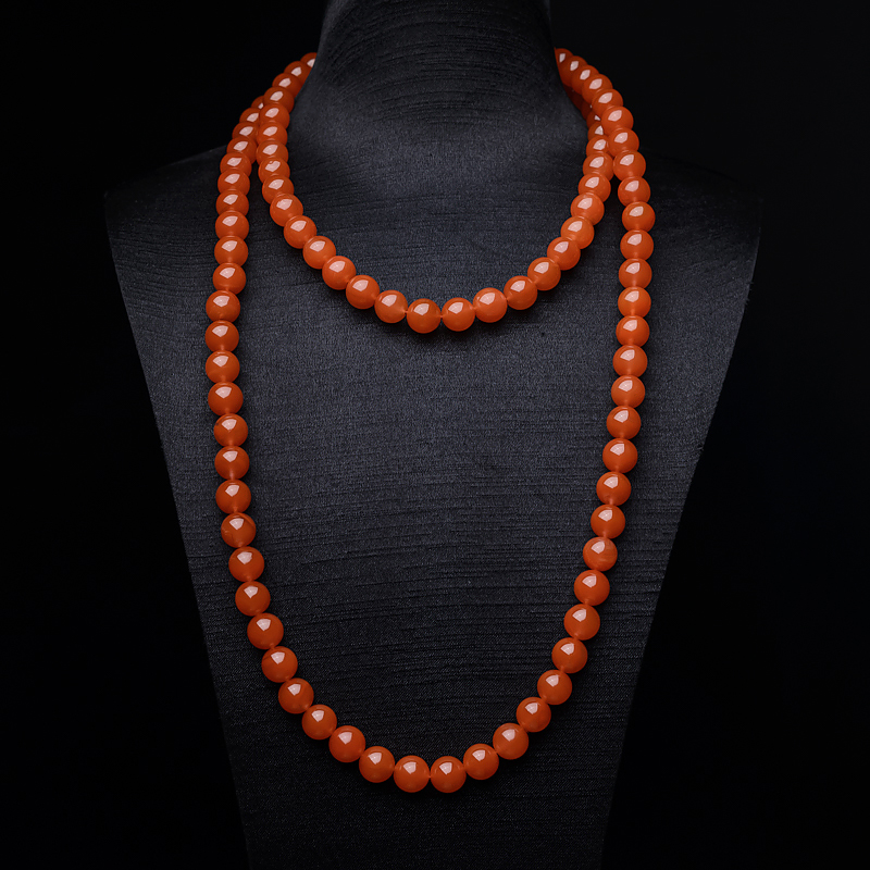 南红佛珠-红掌柜