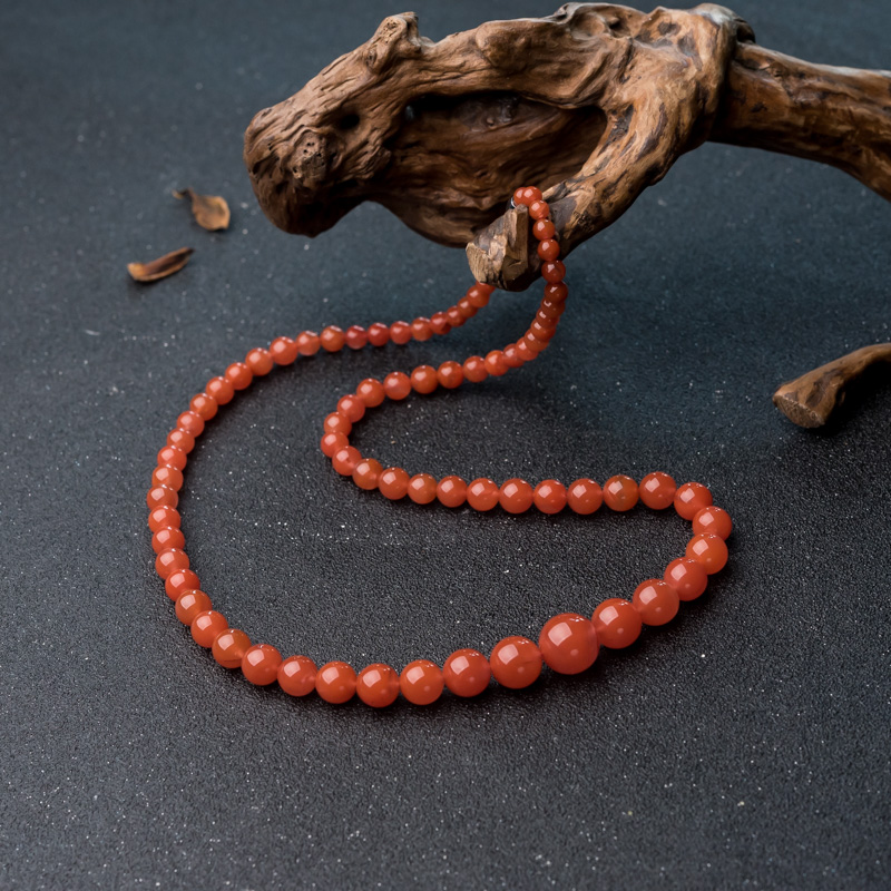 川料天然南红塔链-红掌柜