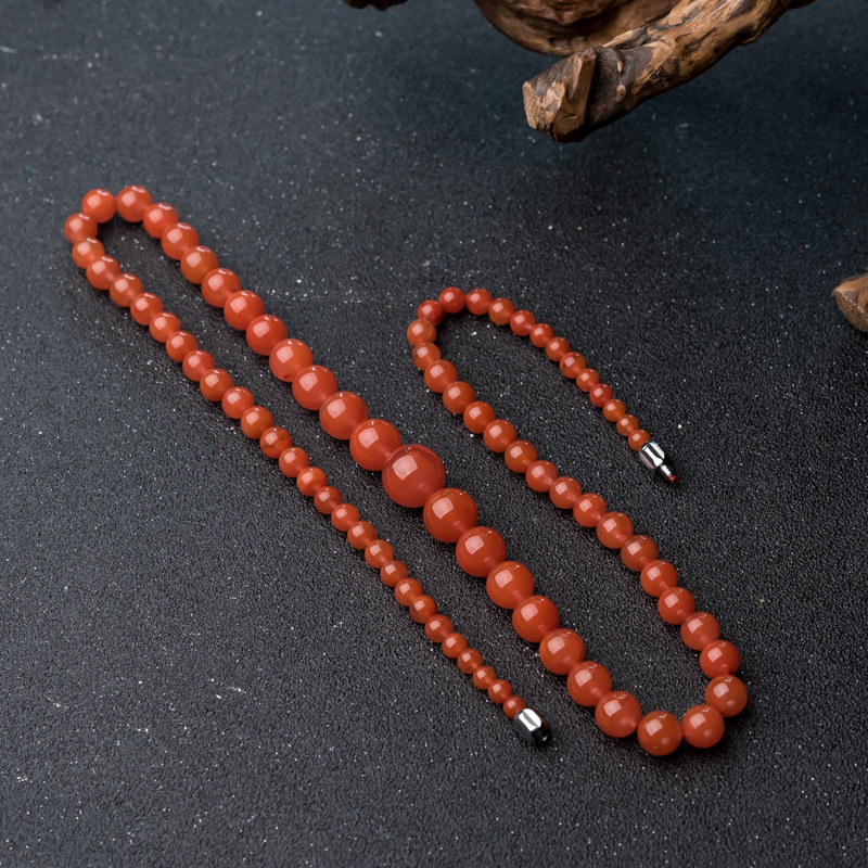 樱桃红南红塔链-红掌柜