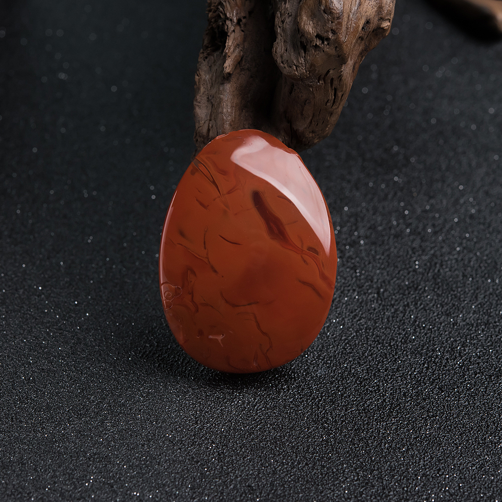 天然南红大日如来吊坠-红掌柜