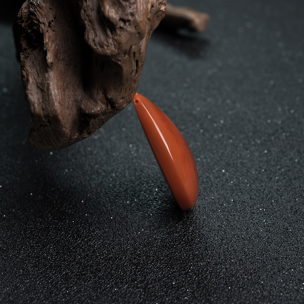 天然南红水滴吊坠-红掌柜