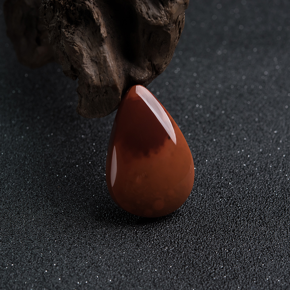 天然南红水滴吊坠-红掌柜
