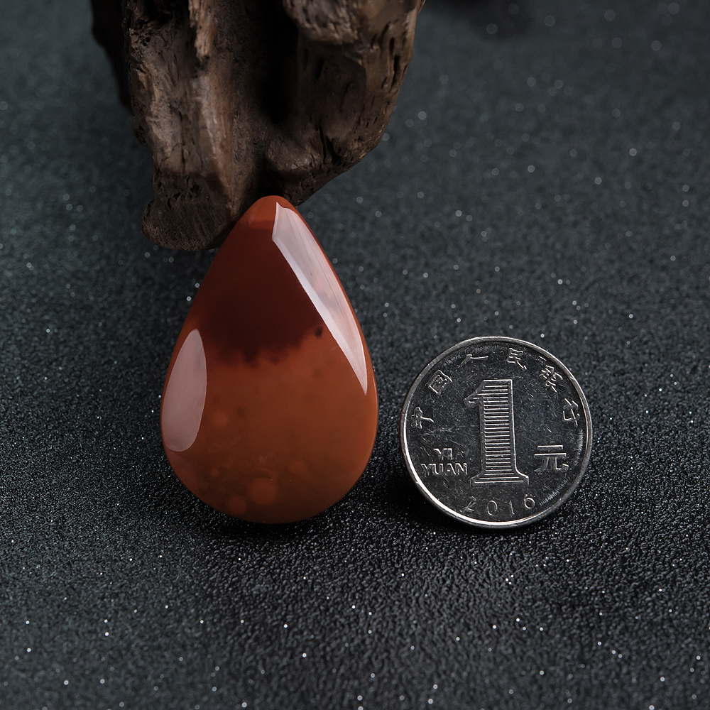 南红水滴挂件-红掌柜