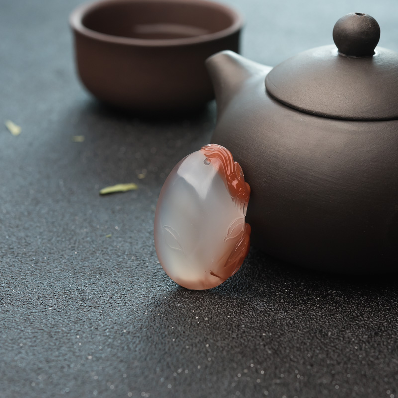 冻料南红双喜临门-红掌柜